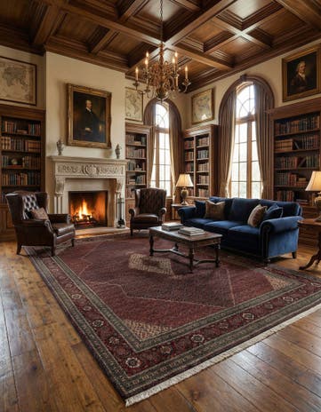 9' 8 x 12' 6 Sarab Mahshabi Wool Rug
