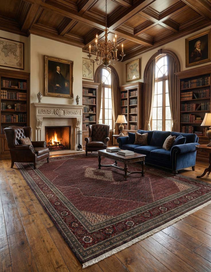 Detail image of 9' 8 x 12' 6 Sarab Mahshabi Wool Rug