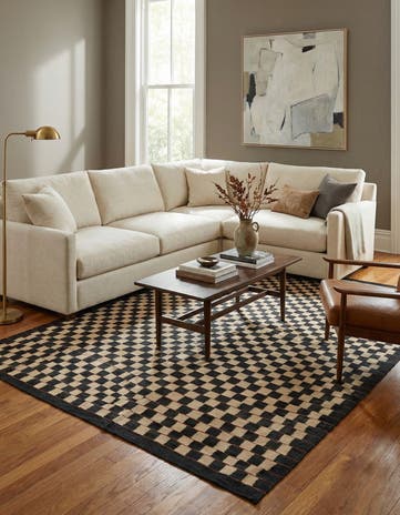 8' x 11' 4 Hand Woven Kilim Modern Wool Rug