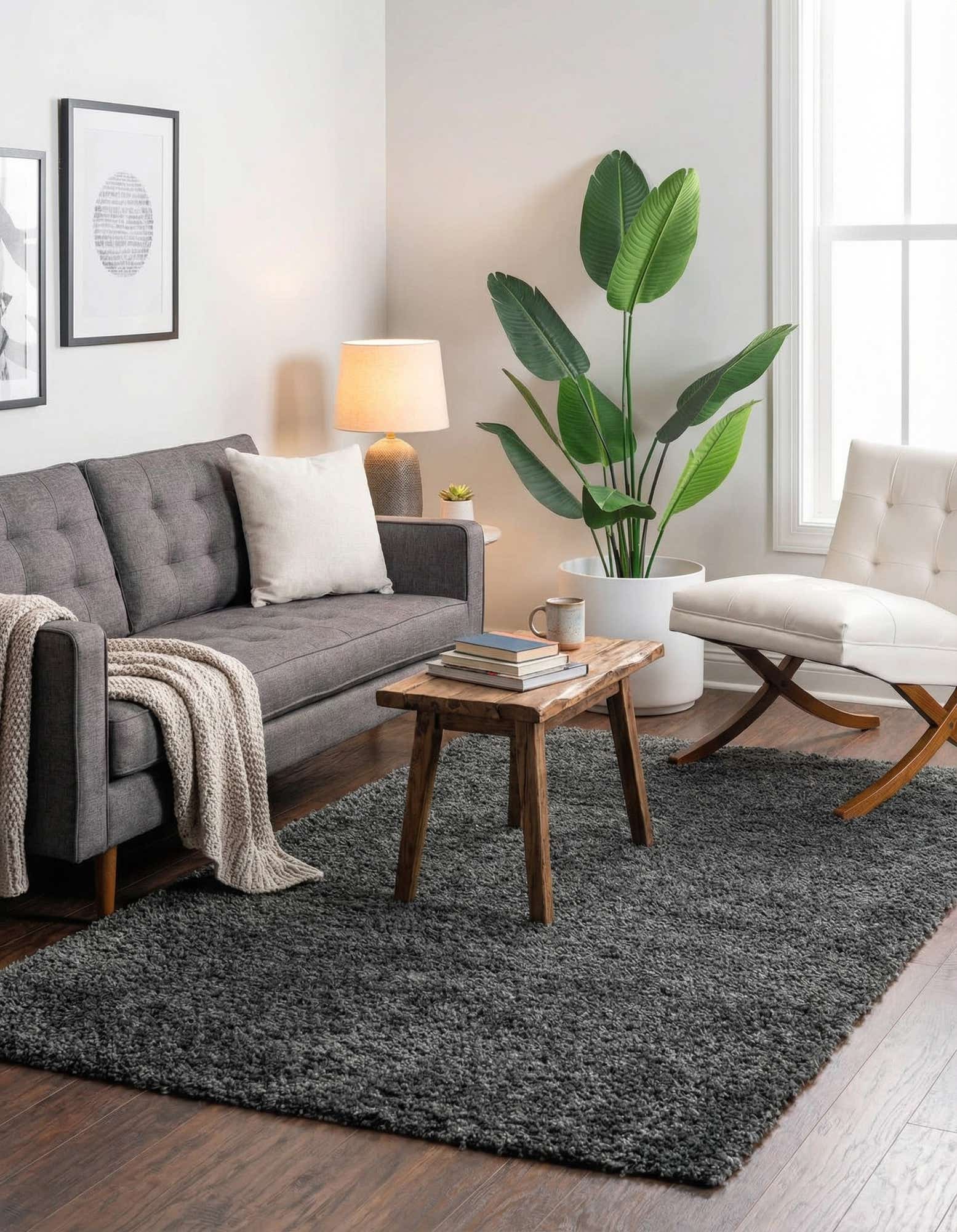 5' 3 x 8' Zermatt Shag Rug