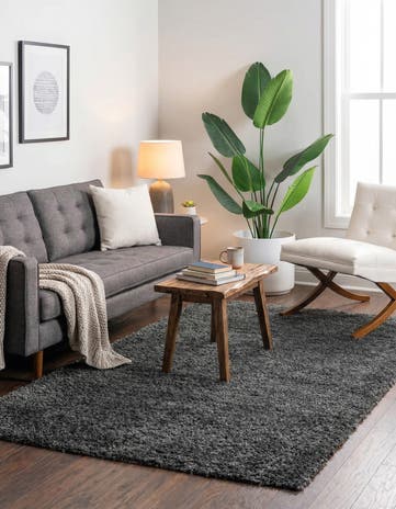 5' 3 x 8' Zermatt Shag Rug