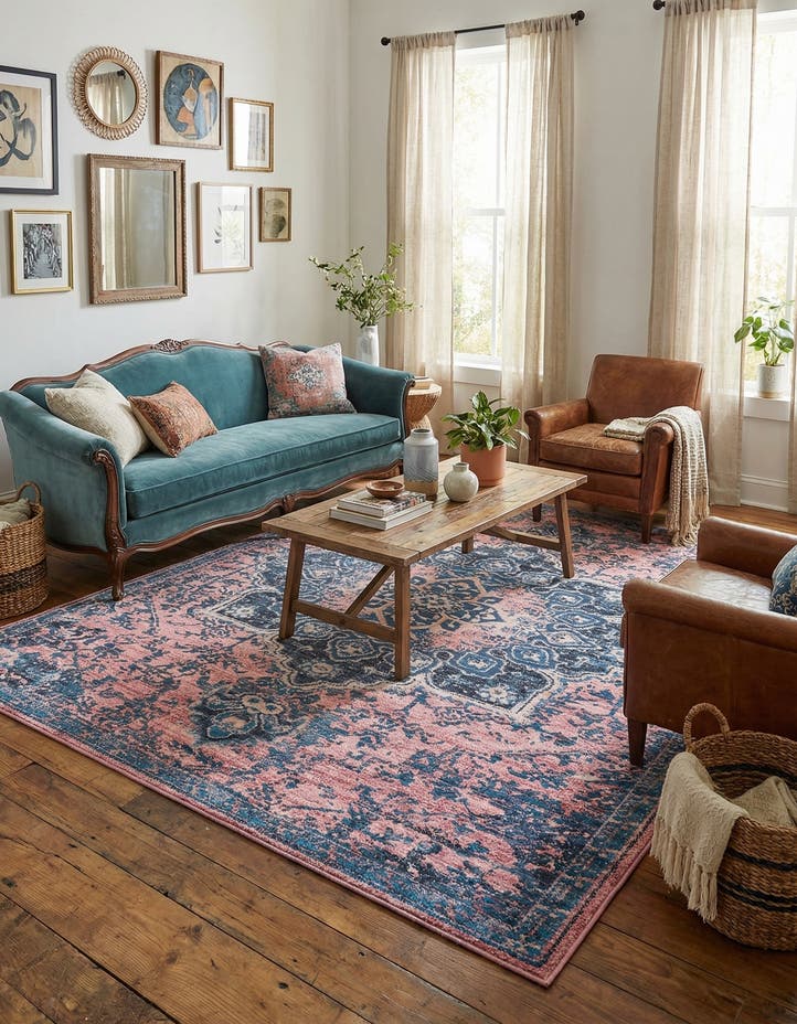 7' 10 x 11' Washable Francesca Rug