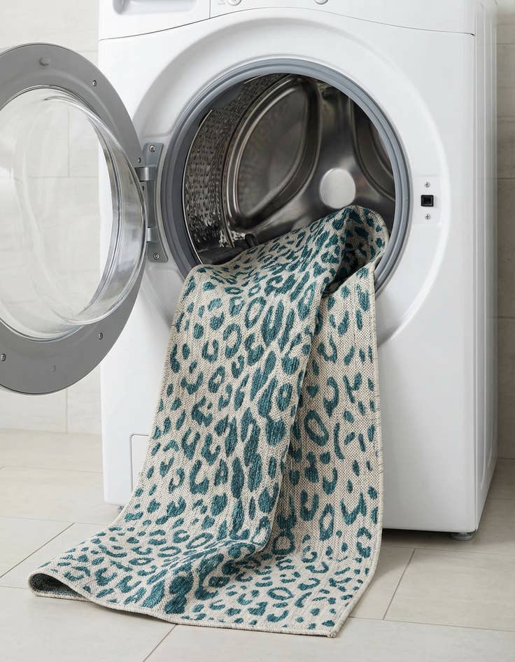 Detail image of 2' x 8'  Washable Safari Indoor / Outdoor Runner Rug