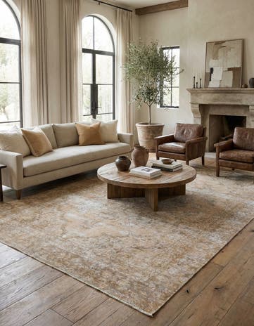 7' 10 x 10' 2 Hand Knotted Ultra Vintage Persian Wool Rug