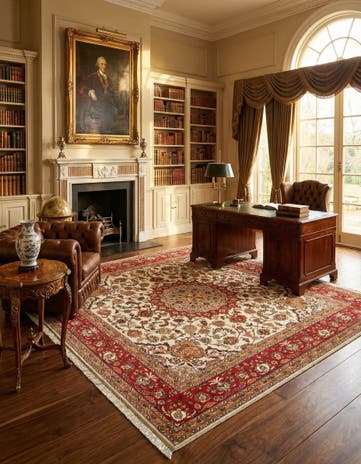 6' 9 x 6' 9 Tabriz Square Rug