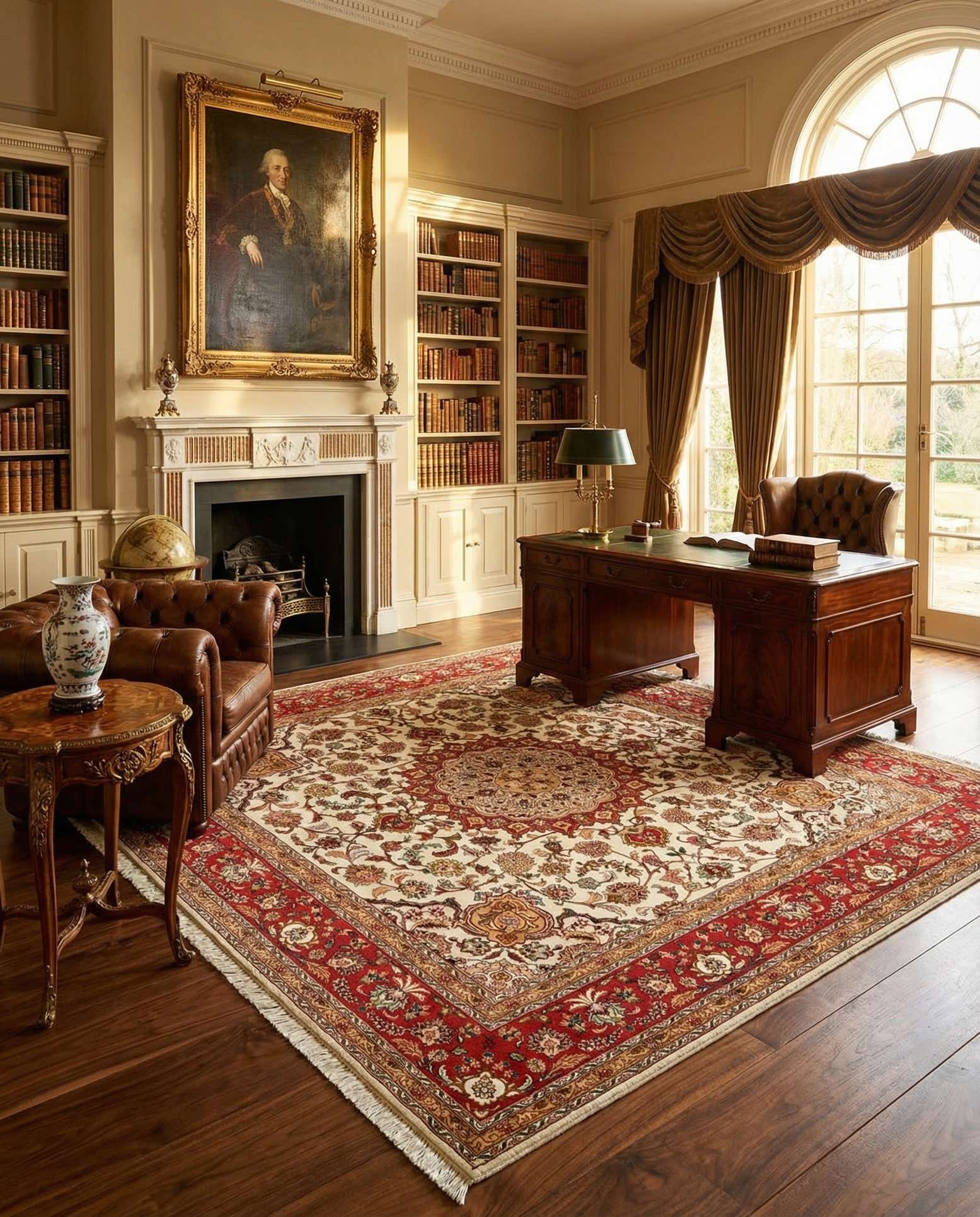 6' 9 x 6' 9 Tabriz Square Rug