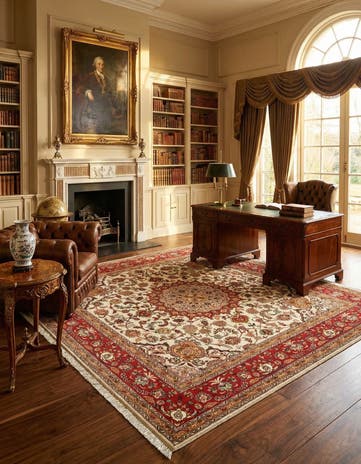6' 9 x 6' 9 Tabriz Square Rug