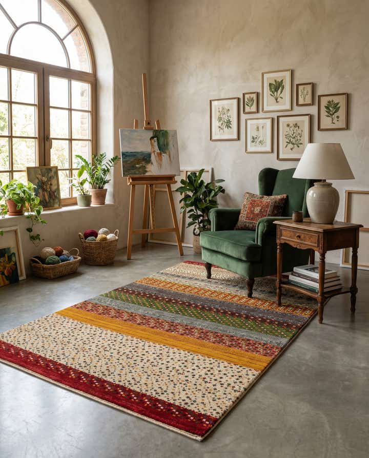 4' x 6' Gabbeh Rug