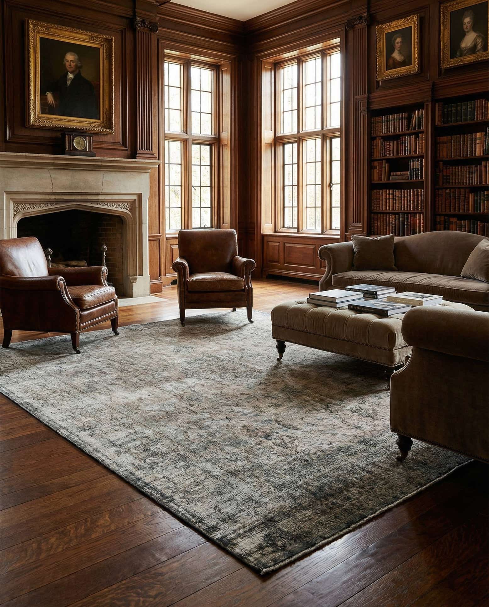 9' 8 x 12' 10 Vintage Royal Wool Rug