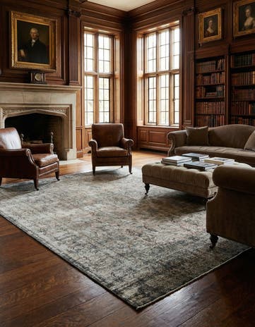 9' 8 x 12' 10 Vintage Royal Wool Rug