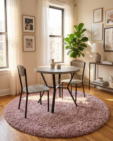  3' 3 x 3' 3 Infinity Shag Round Rug