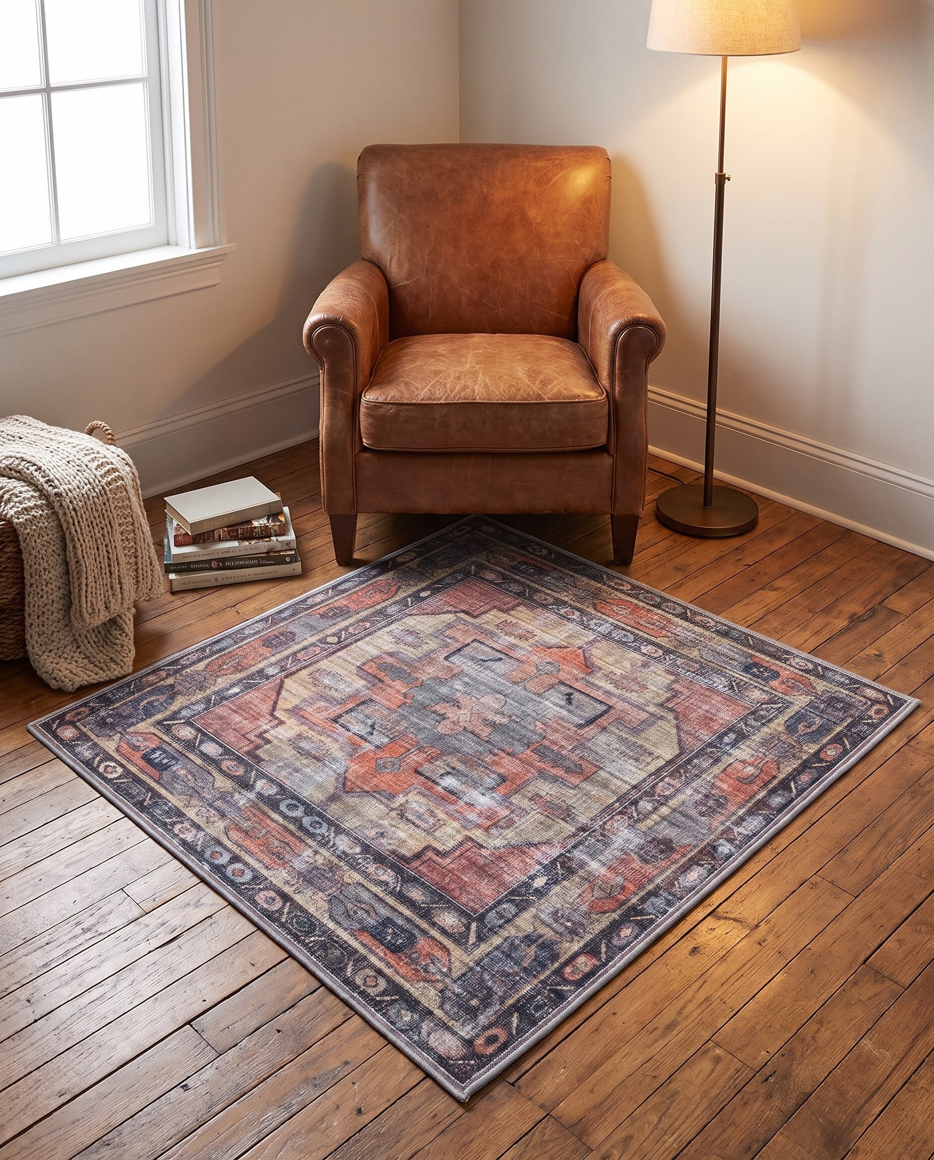 125cm x 125cm Maahru Square Rug