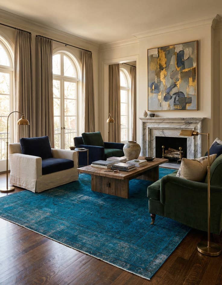 Detail image of 9' 8 x 13' 1  Hand Knotted Ultra Vintage Persian Wool Rug