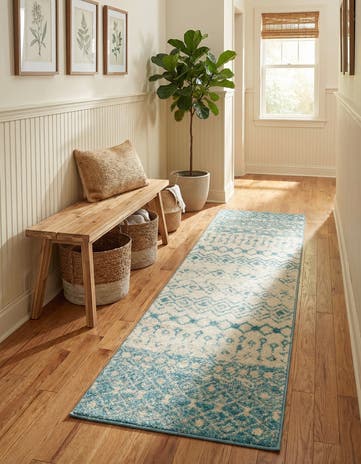 2' x 7' Moroccan Trellis Runner Rug