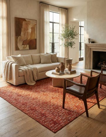 7' 10 x 10' 2 Hand Woven Kilim Modern Rug