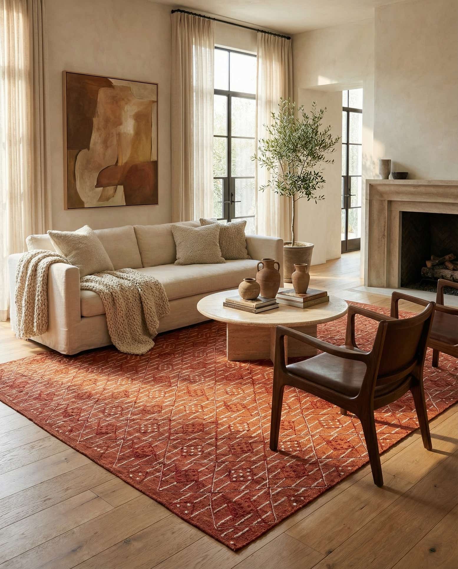 7' 10 x 10' 2 Hand Woven Kilim Modern Rug