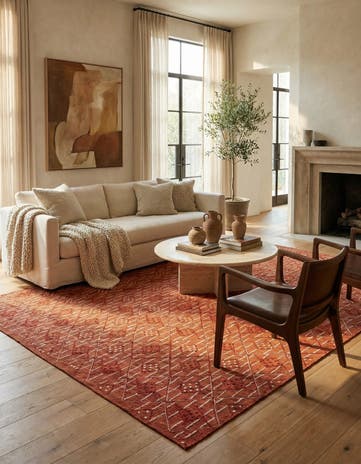 7' 10 x 10' 2 Hand Woven Kilim Modern Rug