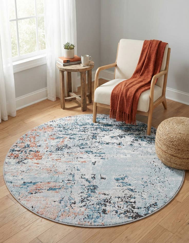 Detail image of  3' 3 x 3' 3 Leipzig Round Rug