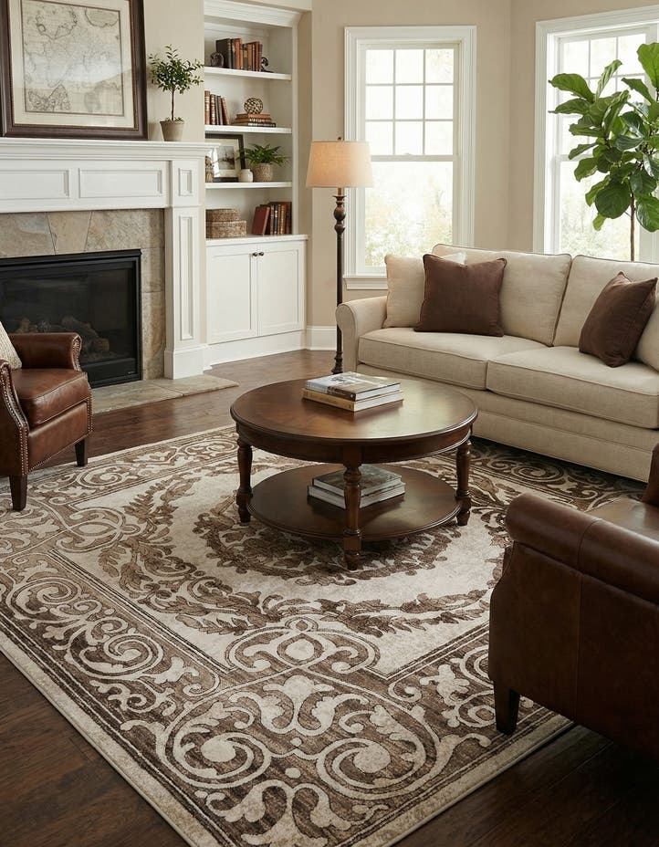 7' 10 x 7' 10 Hermitage Square Rug