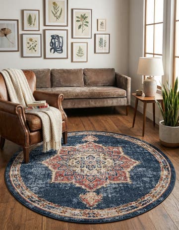 5' x 5' Eden Round Rug