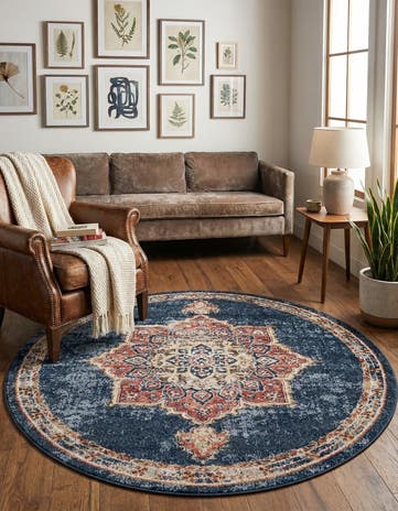 5' x 5' Eden Round Rug