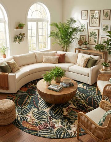 Blossom Round Rug