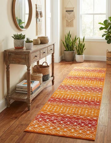 2' 7 x 12' Moroccan Trellis Runner Rug