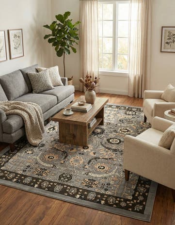 Dark Gray Neda Rug