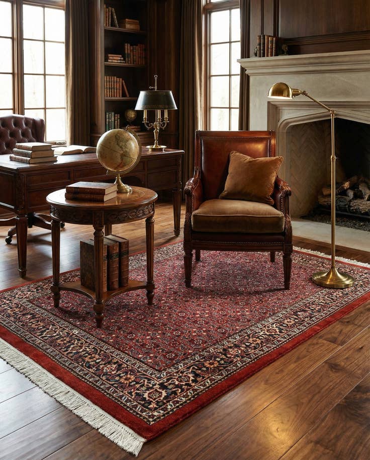 Detail image of 3' 10 x 5' 9 Bidjar Wool Rug