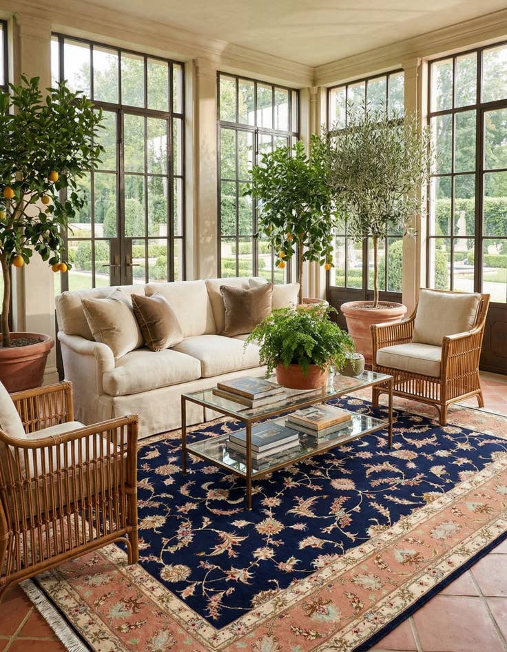 Detail image of 6' 7 x 8' 5 Tabriz Rug