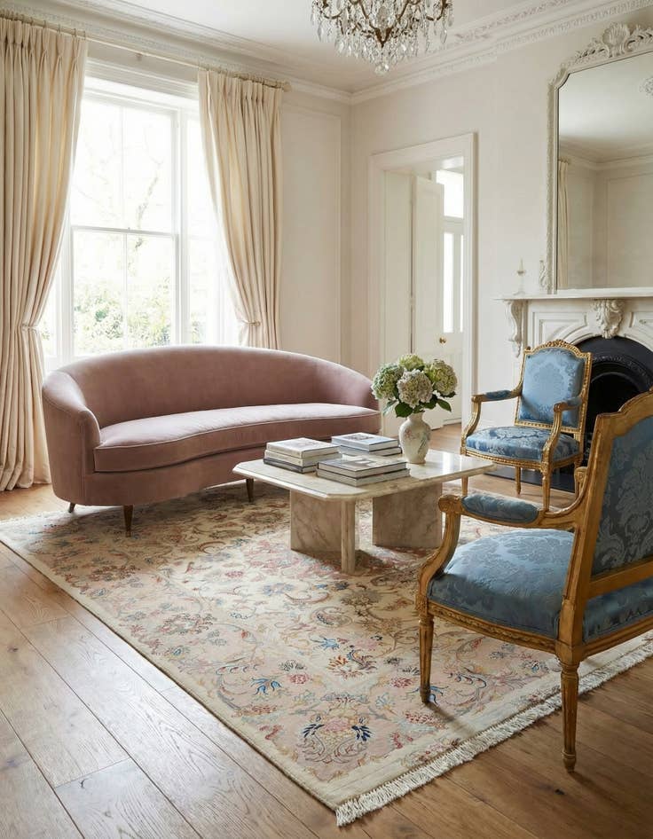 Detail image of 5' 1 x 6' 11 Tabriz Rug