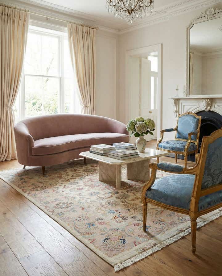 5' 1 x 6' 11 Tabriz Rug