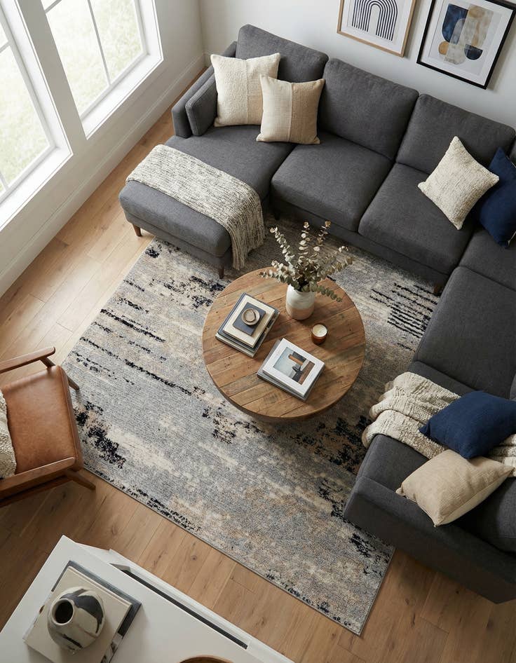 Detail image of 6' x 6' Tucson Square Rug