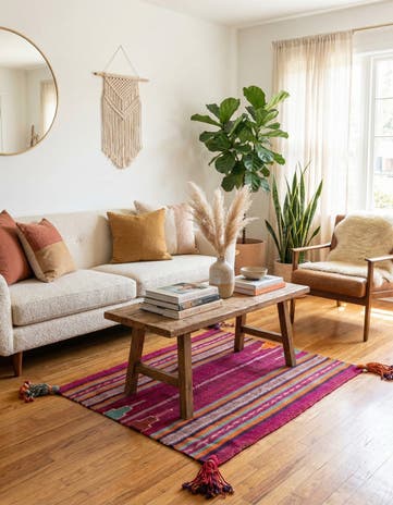 3' 3 x 3' 5 Hand Woven Kilim Modern Wool Square Rug