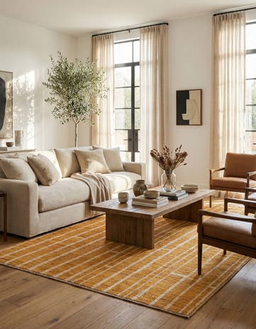 6' 8 x 9' 6 Hand Knotted Darya Wool Rug