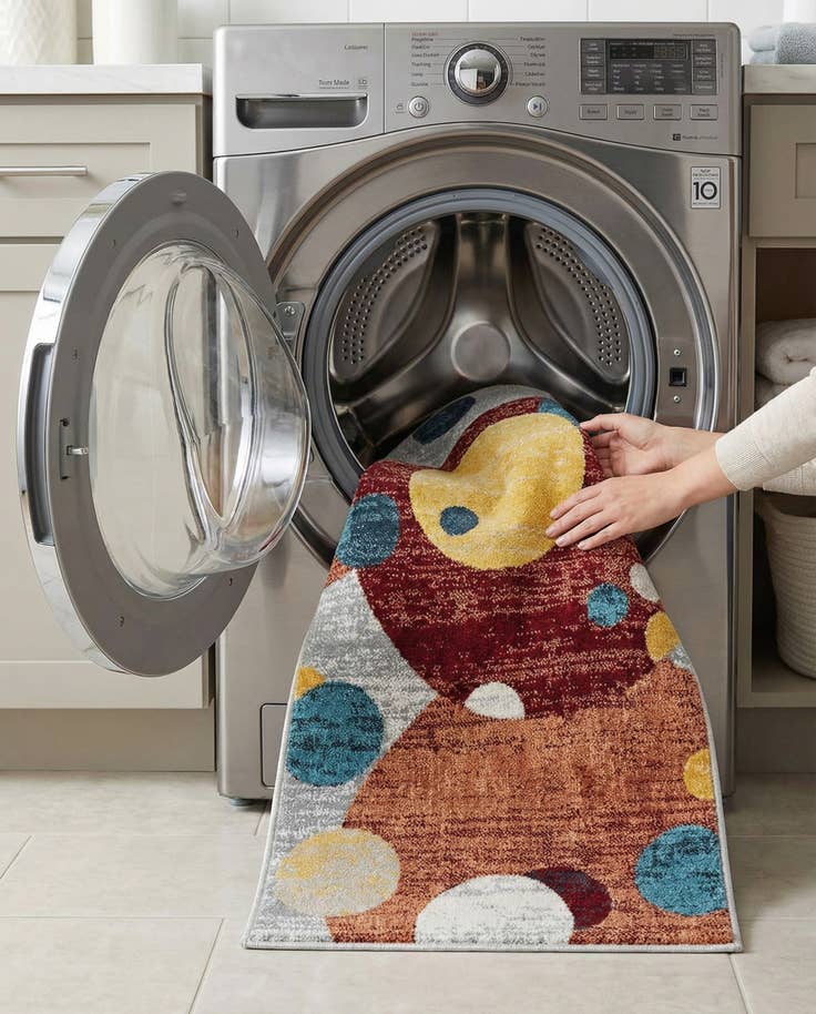 Detail image of 2' x 6' 1 Kamala Washable Runner Rug