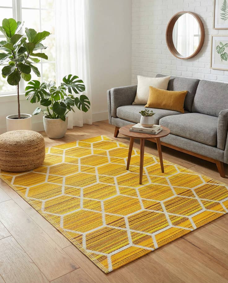 Detail image of 4' x 6' Easy-Clean Vista Breeze Indoor / Outdoor Rug