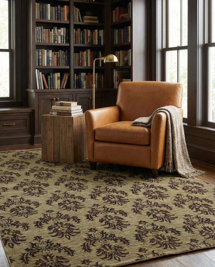 5' 5 x 7' 10 Hand Knotted Modern Ziegler Rug