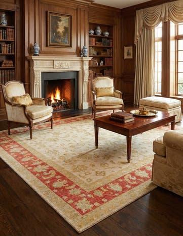 11' 3 x 11' 5 Kaizar Wool Square Rug