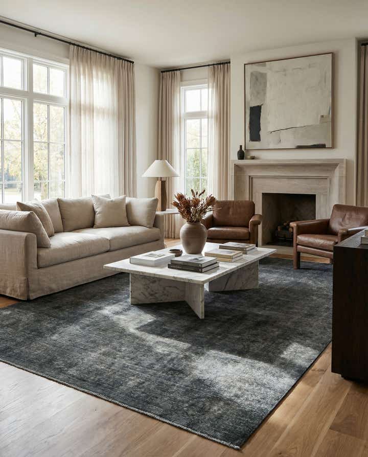 9' 5 x 13' 6 Hand Knotted Ultra Vintage Persian Wool Rug