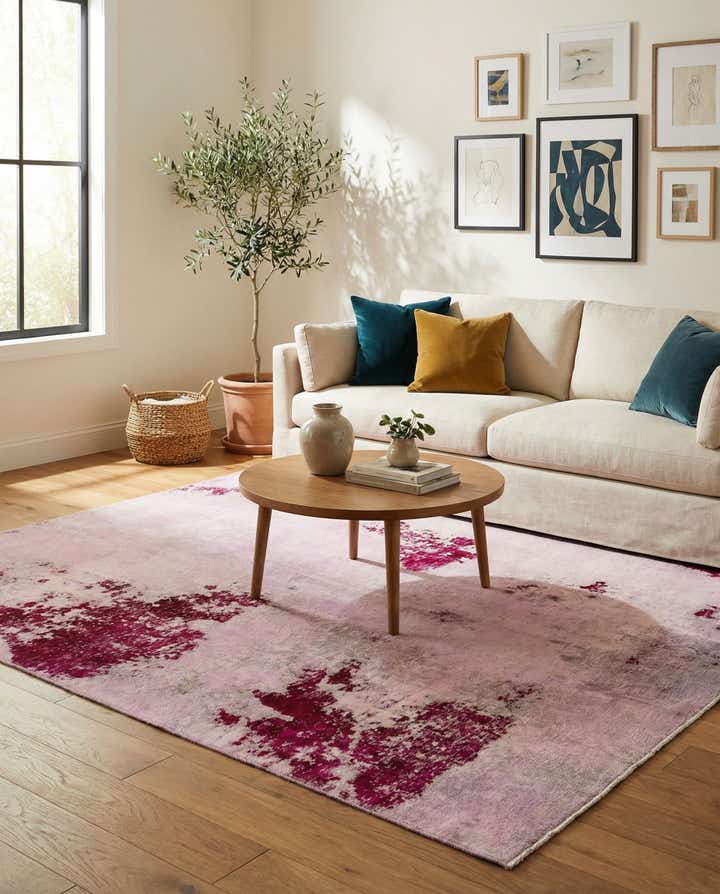 6' 8 x 8' 3 Hand Knotted Ultra Vintage Persian Wool Rug