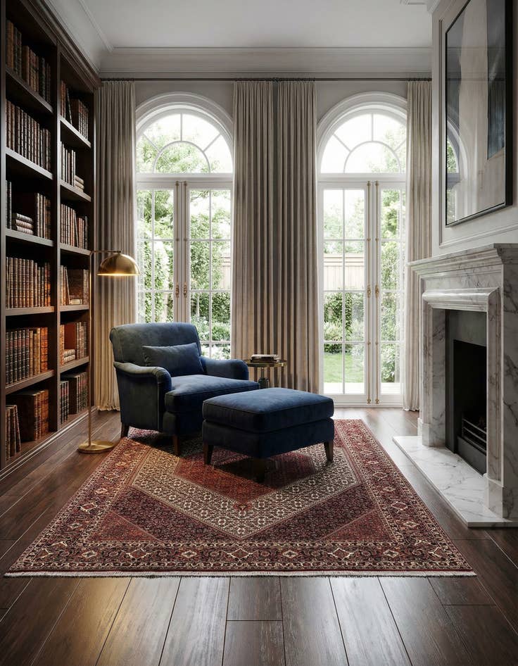 Detail image of 6' 9 x 10' 1 Bidjar Wool Rug