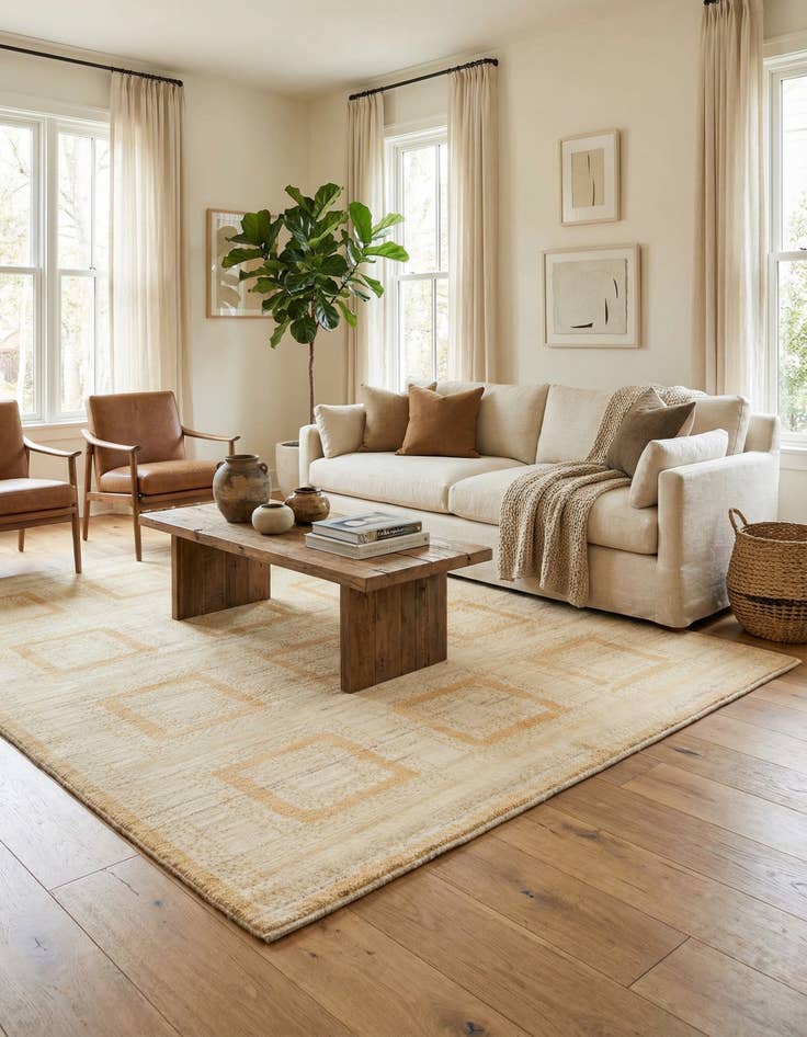 Detail image of  5' 2 x 6' 3  Hand Knotted Kashkuli Gabbeh Wool Rug