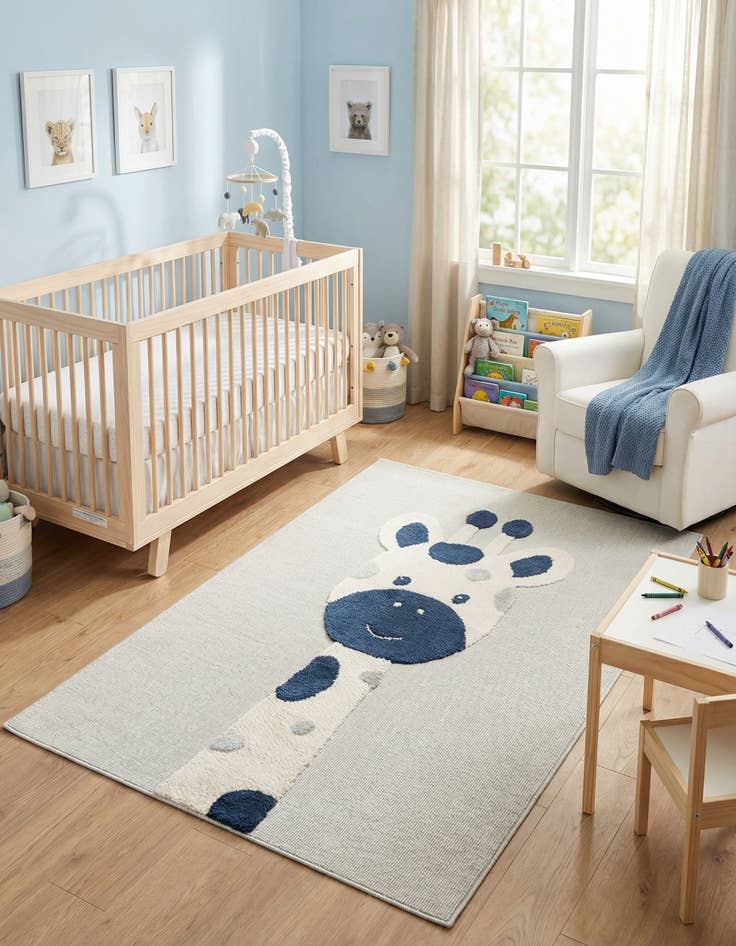 Detail image of 5' x 7' Whimsy Kids Rug