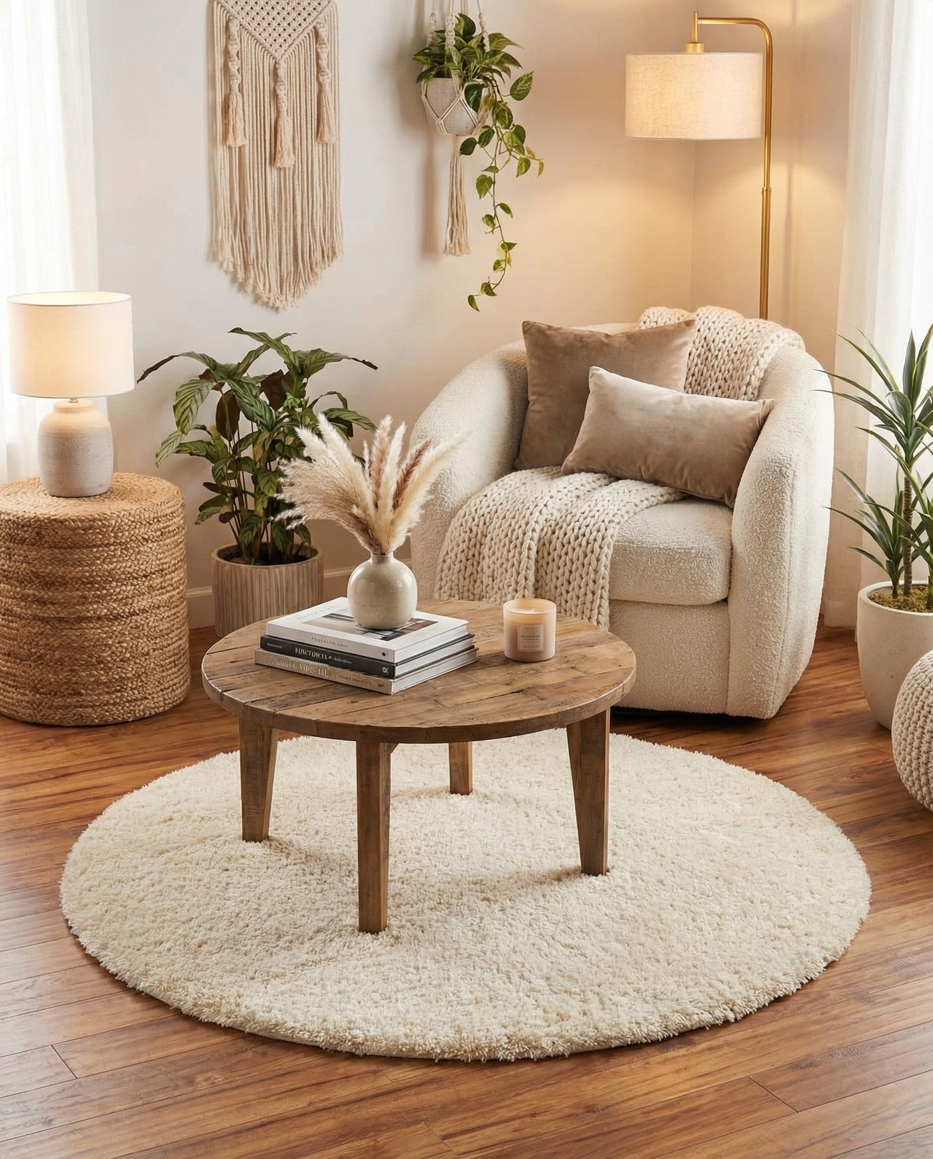  7' 10 x 7' 10 Marilyn Monroe&trade; Shag Round Rug