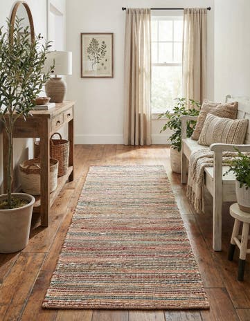 Hand Woven Chunky Jute Runner Rug