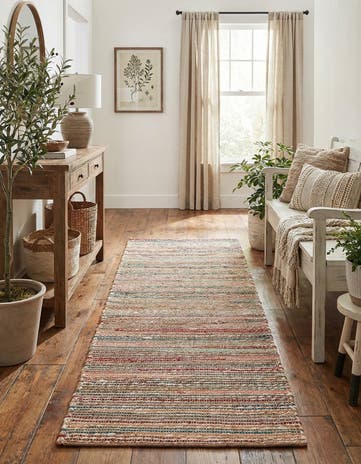Hand Woven Chunky Jute Runner Rug