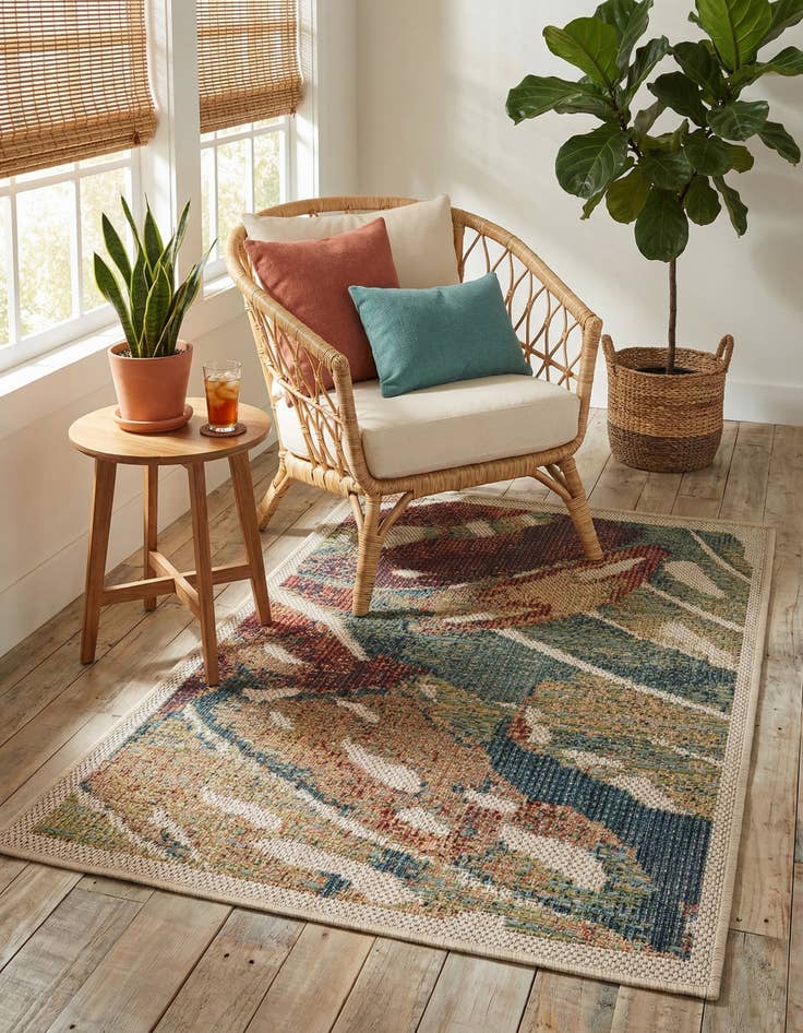 Detail image of  2' x 3'  Washable Baja Indoor / Outdoor Rug