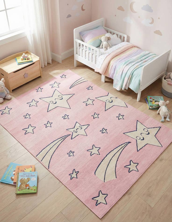 Detail image of 5' 3 x 7' 7  Washable  Indoor / Outdoor Rug