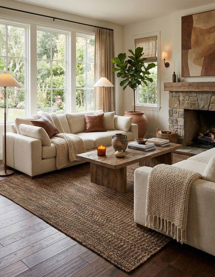 Detail image of 5' 6 x 7' 10 Juma Wool Rug